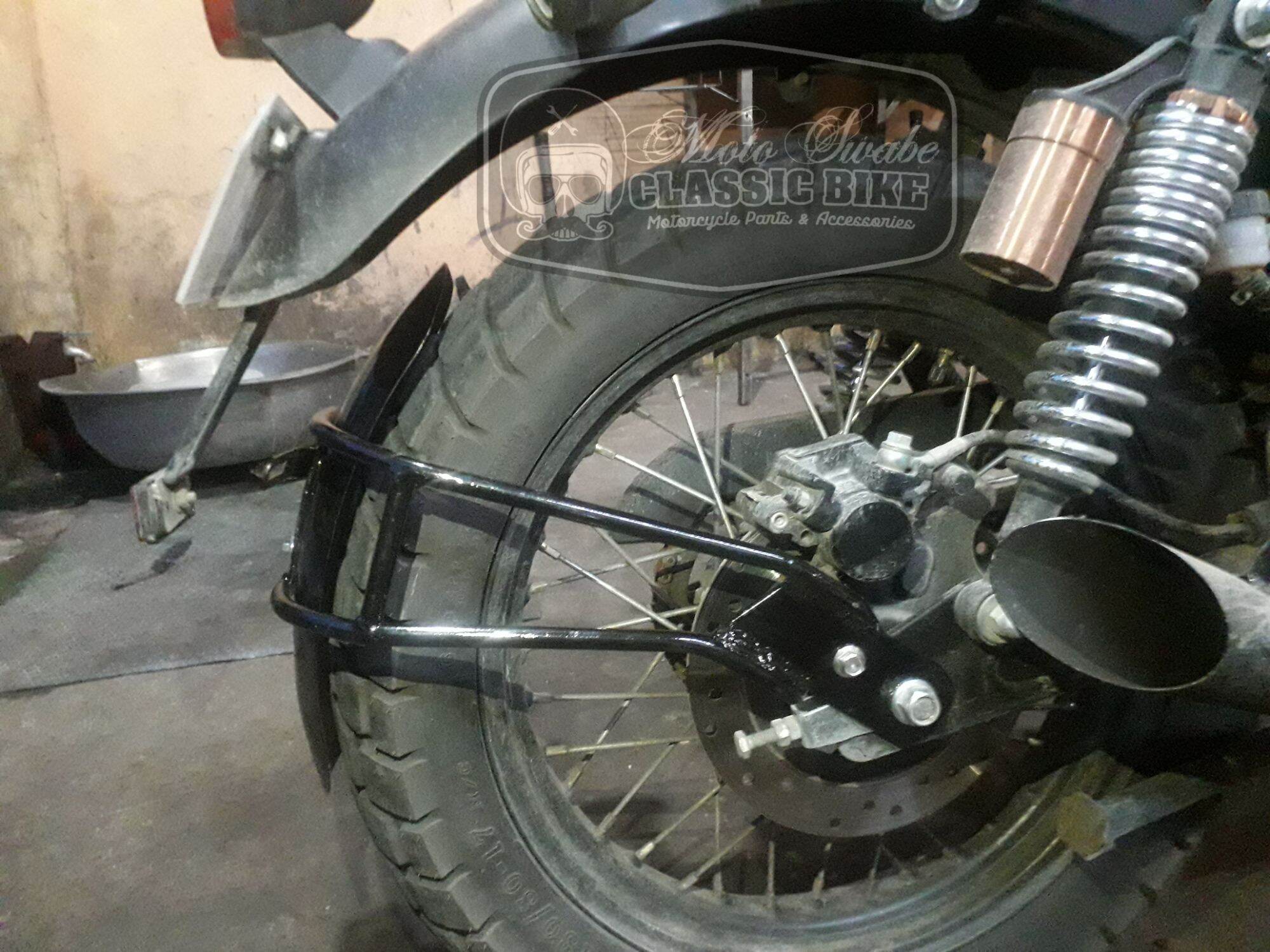 Cafe Racer Custom Tire Hugger Rear Fender With Plate For Scrambler ...