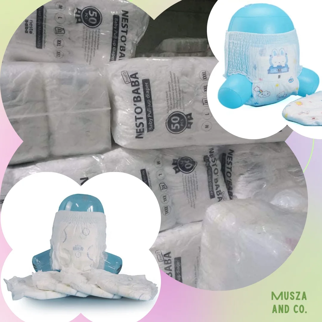 NestoBaba Pants 50pcs. Korean Ultrathin Diaper Nesto’Baba Korean Diaper Nesto Baba Pants Diaper