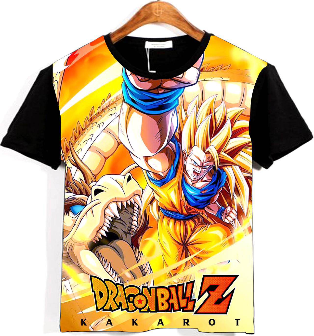 Dragon Ball goku 3D cartoon character t-shirt unisex