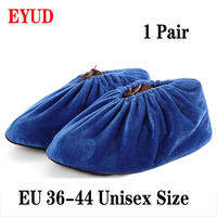 Household Flannel Shoe Covers Thick Reusable Non-slip Overshoes Indoor Keep Floor Carpet Cleaning Shoes Slippers Protecto