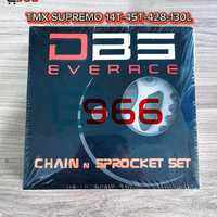 DBS Sprocket Chain Set 3IN1 Motorcycles TMX XRM WAVE RAIDER SMASH C100 BARAKO BAJAJ ROUSER SNIPER RS100 HD3 FURY