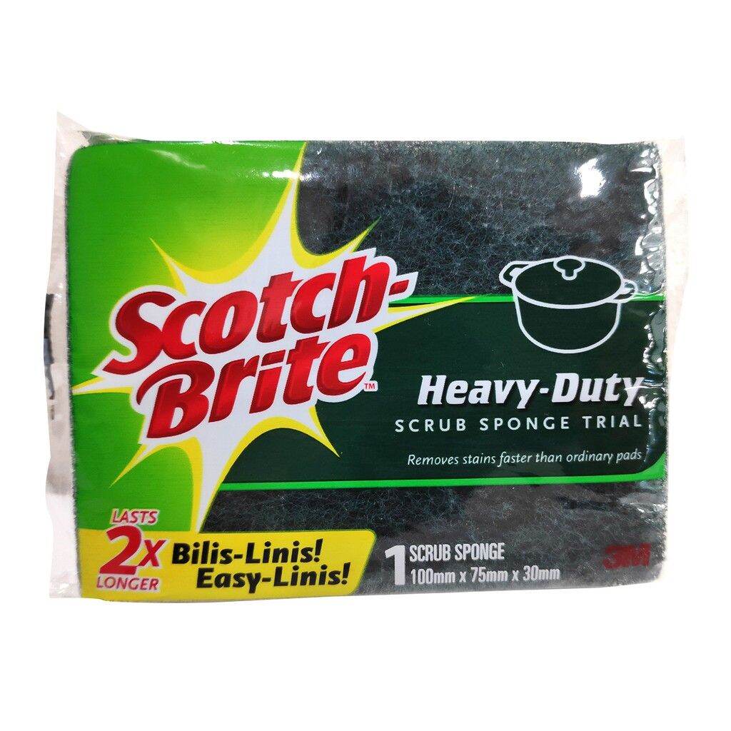 Scotch-Brite Heavy Duty Scrub Sponge Trial | Lazada PH