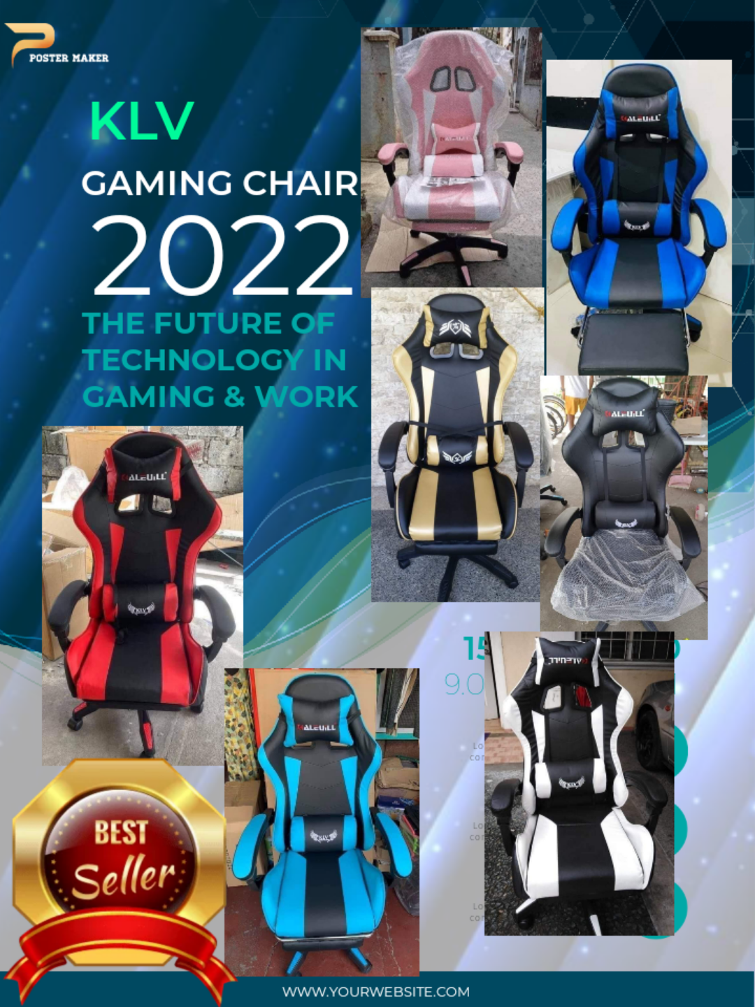 KLV GAMING CHAIR Lazada PH