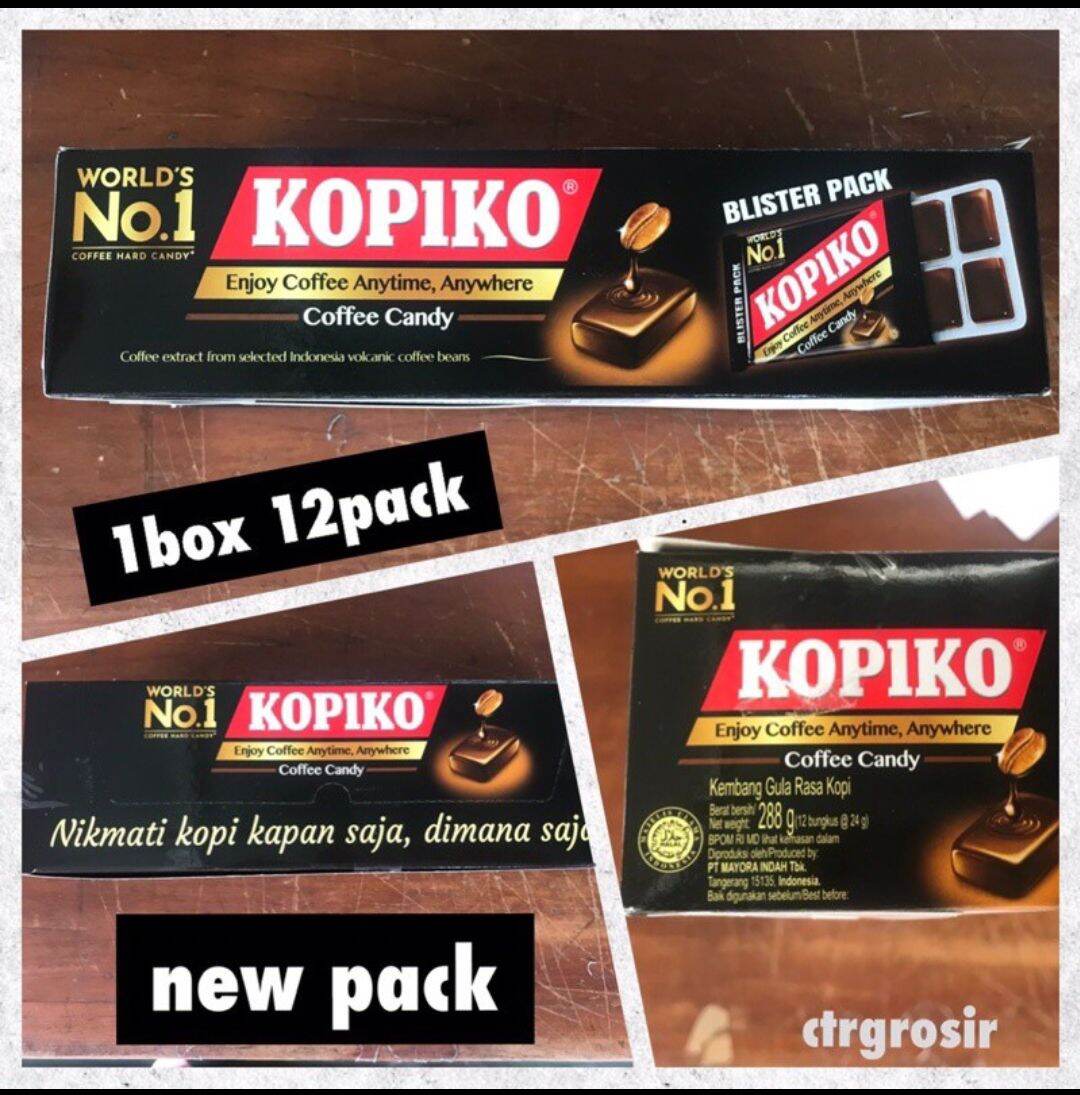 KOPIKO COFFEE CANDY BLISTER PACK VINCENZO CASSANO MINE Hometown