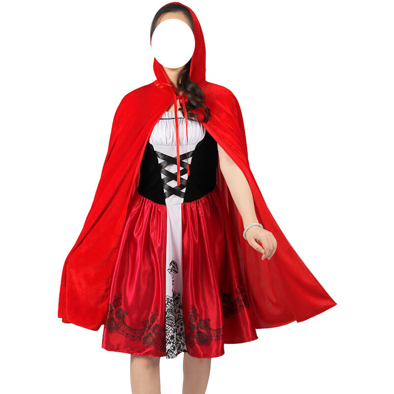 Halloween plus Size European and American Cloak Small Cos Red Hat