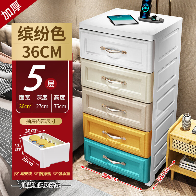 European Style Simple Bedside Table Small Storage