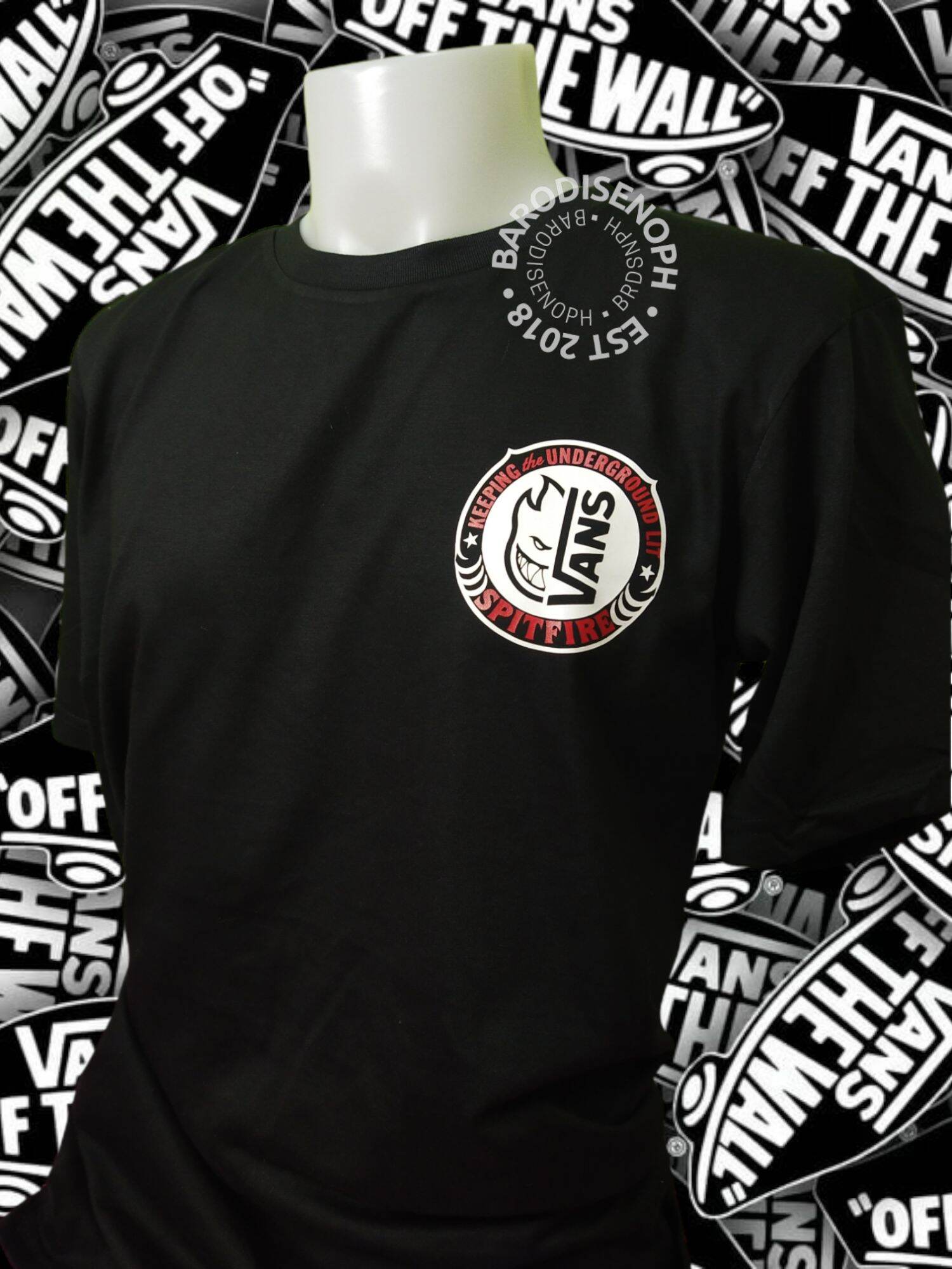 Vans Spitfire Premium Quality Cotton Shirt with FREE STICKERS