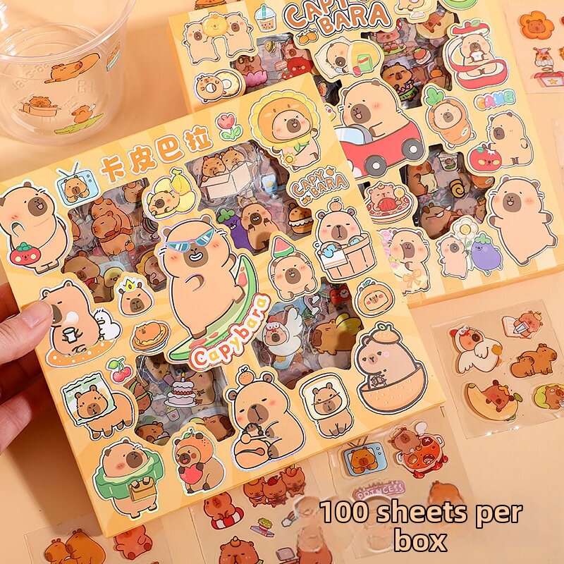 Cute Handaccount Sticker 100 Sheets