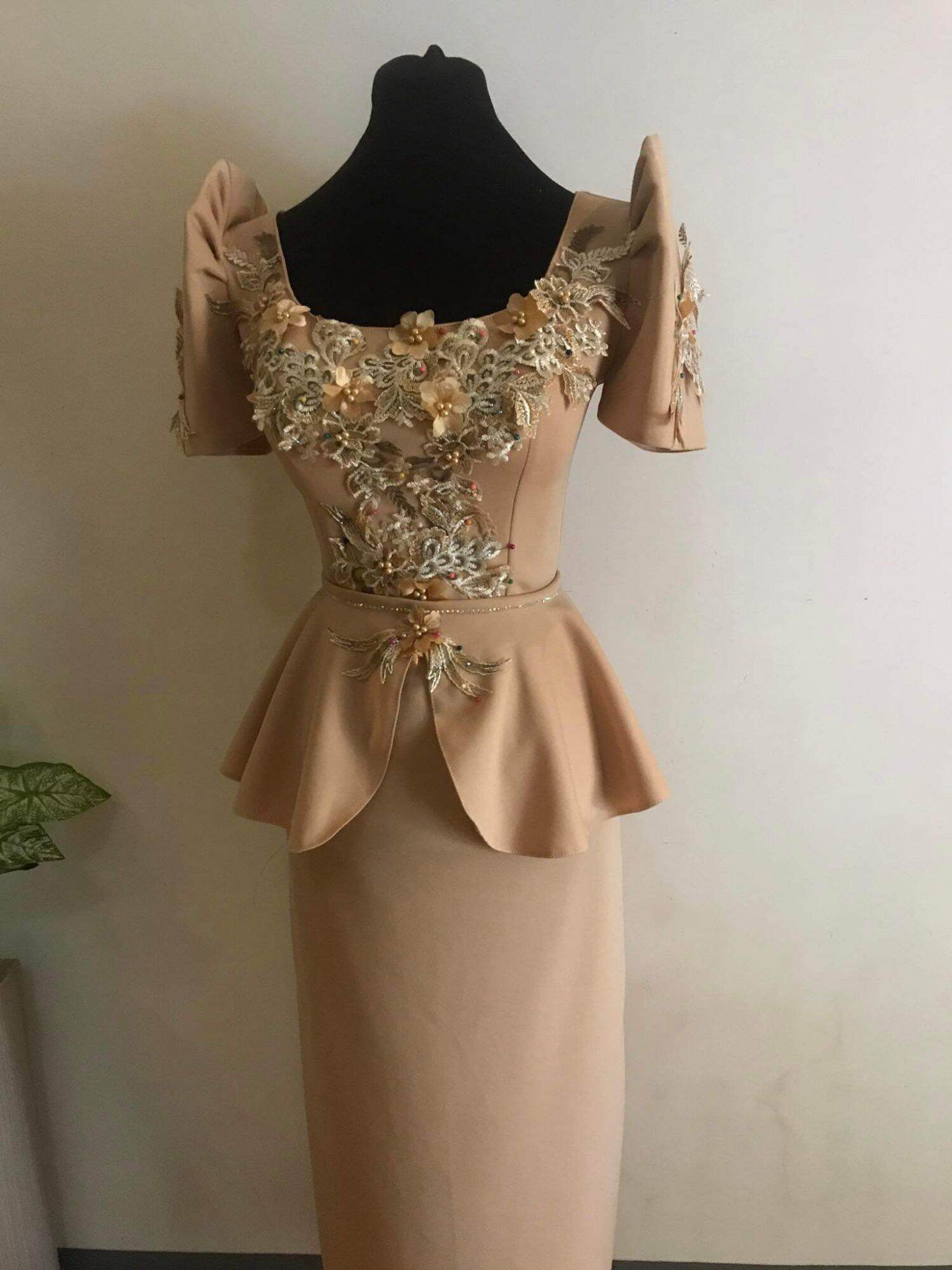 Filipiniana dress on sale for wedding sponsor