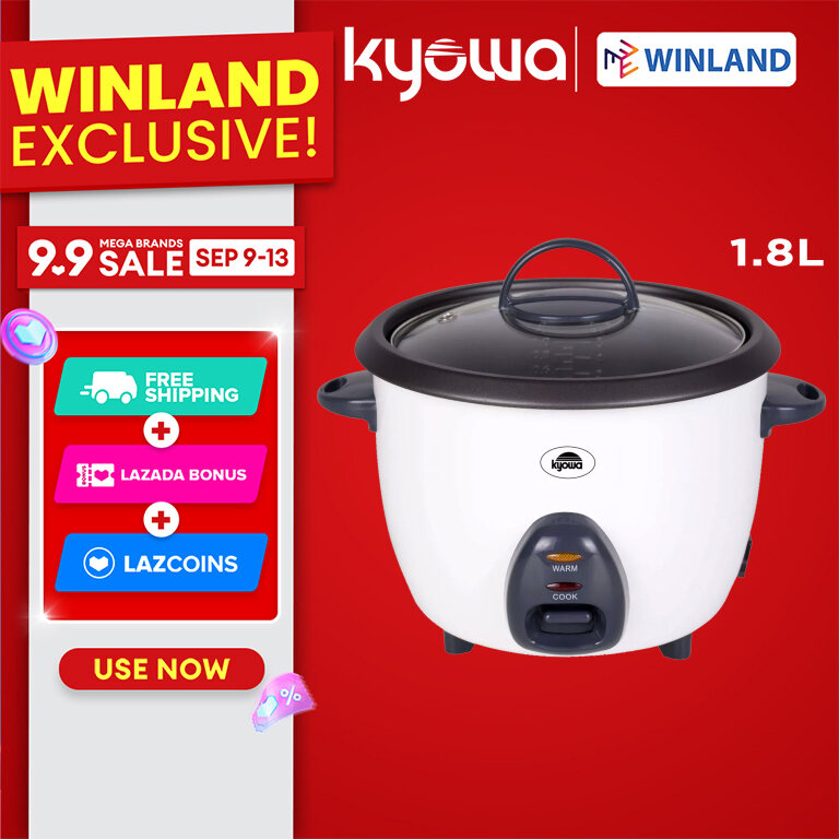 Kyowa Rice Cooker 1.8L with Non-Stick Pot KW-2038