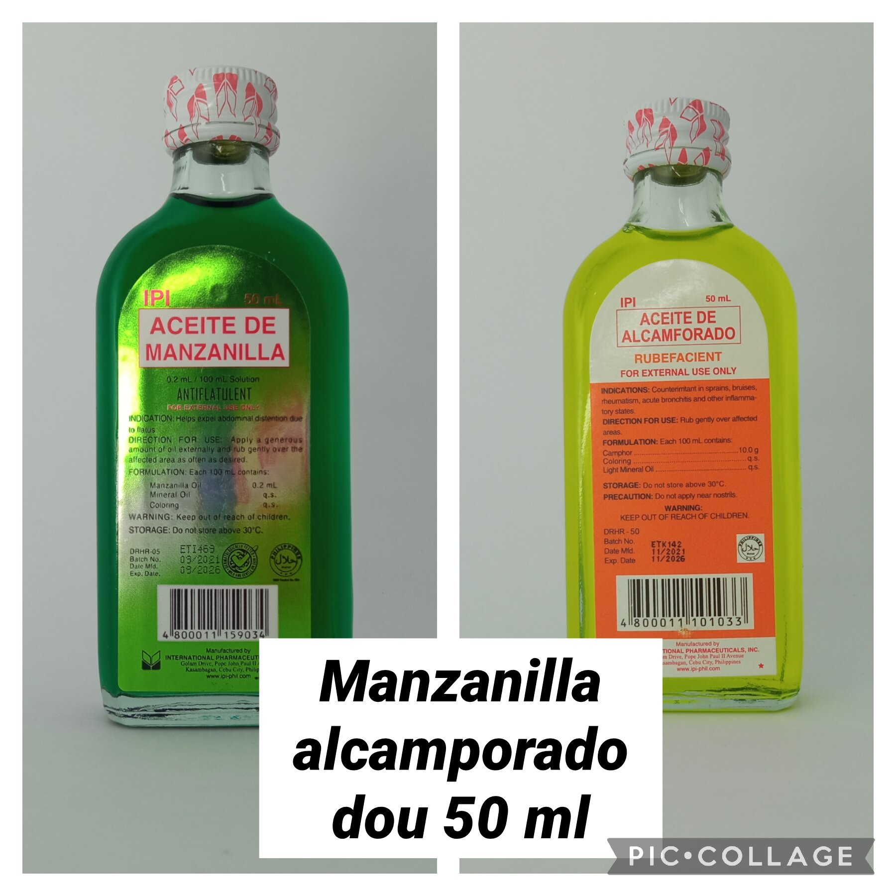 Manzanilla and alcamporado dou 50 ml Lazada PH