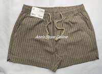 330144 Chekered Princess SARA Shorts For Women Drawsting Shorts 100% Cotton Fabric