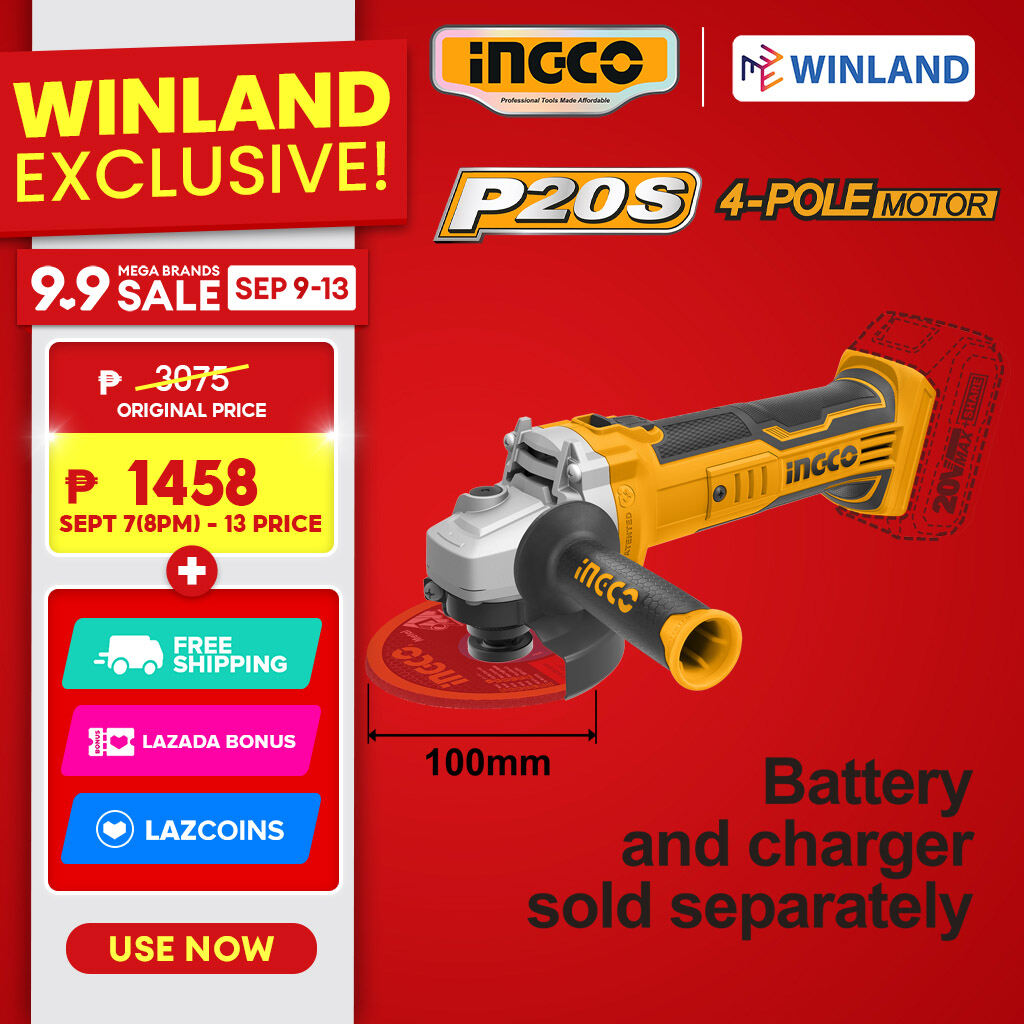 Winland INGCO 20V Angle Grinder