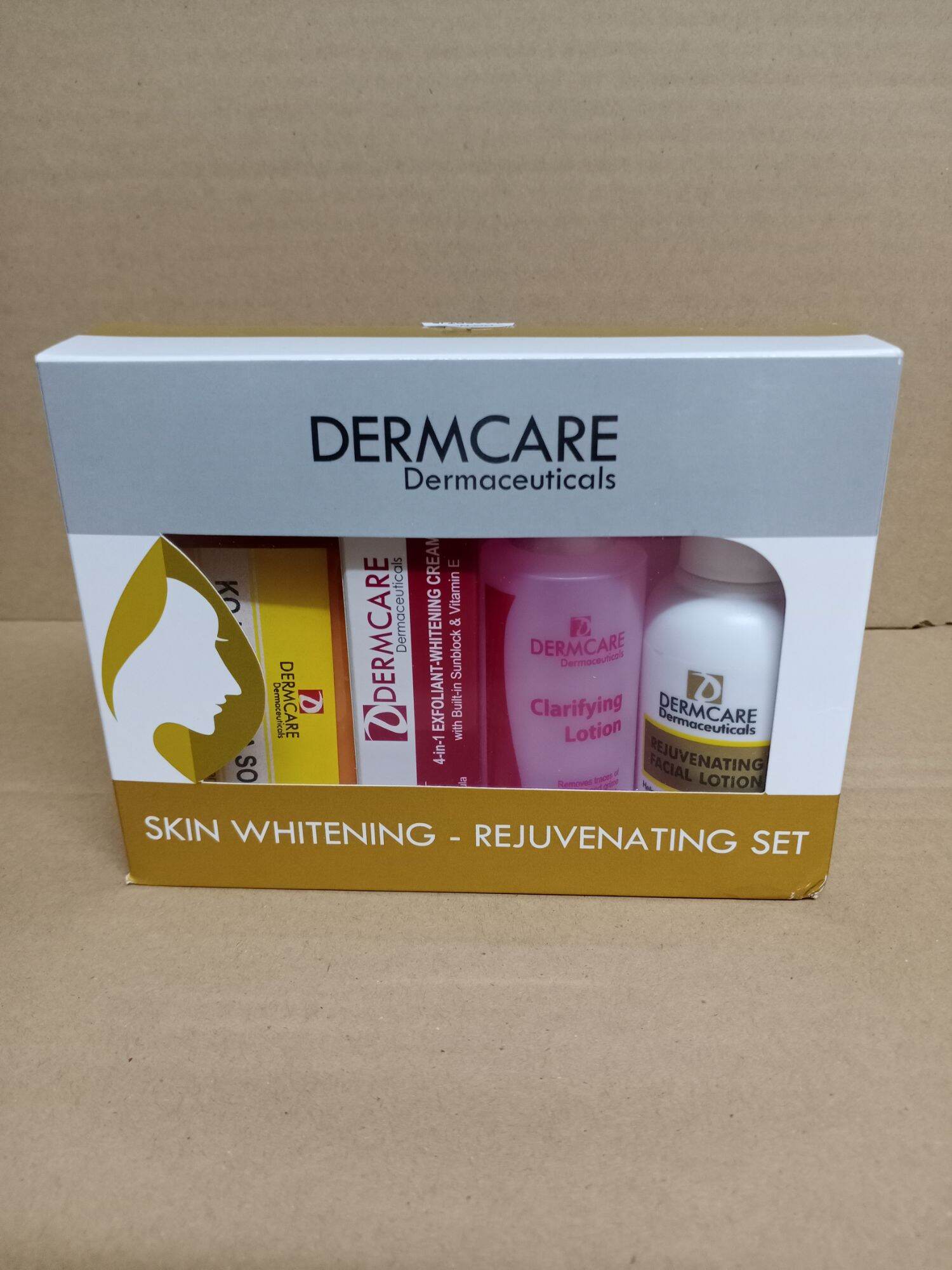 Authentic Dermcare 4 in 1 exfoliant whitening cream Lazada PH