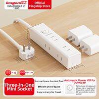 lengon | Mini 2-Pin Multifunction Power Strip