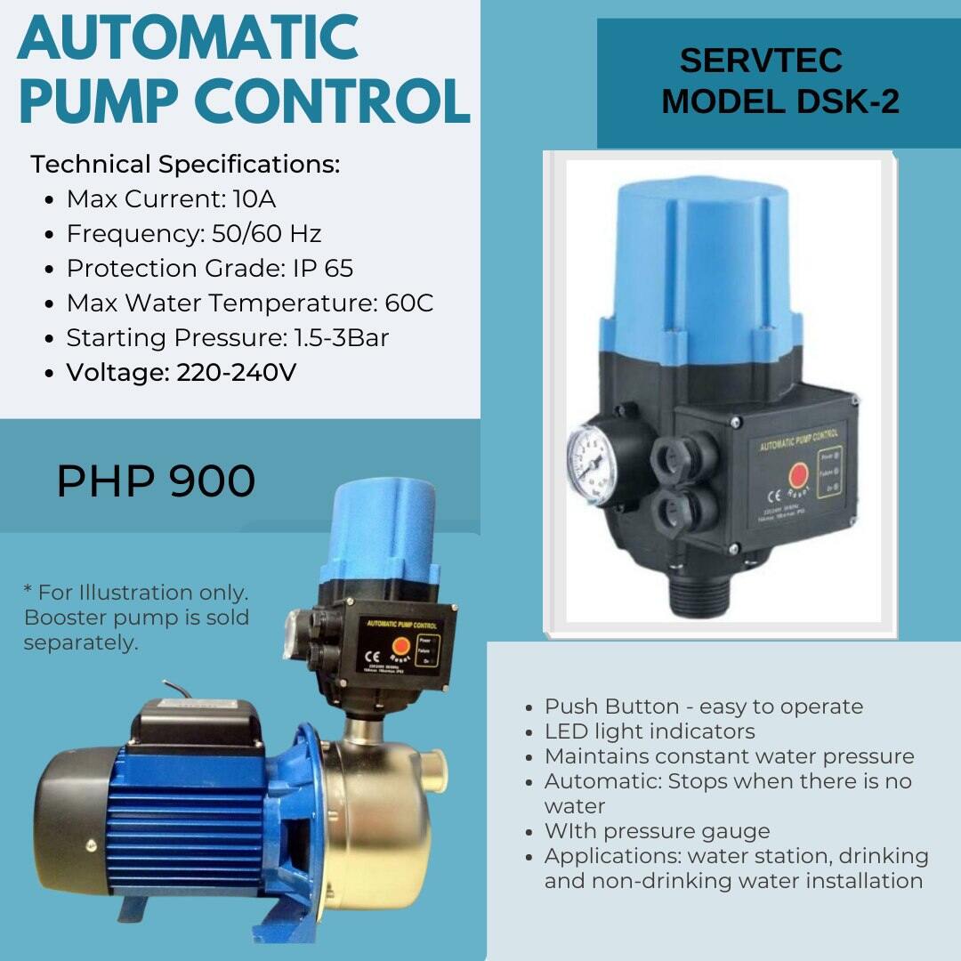 Automatic Pump Control with Pressure Gauge Lazada PH