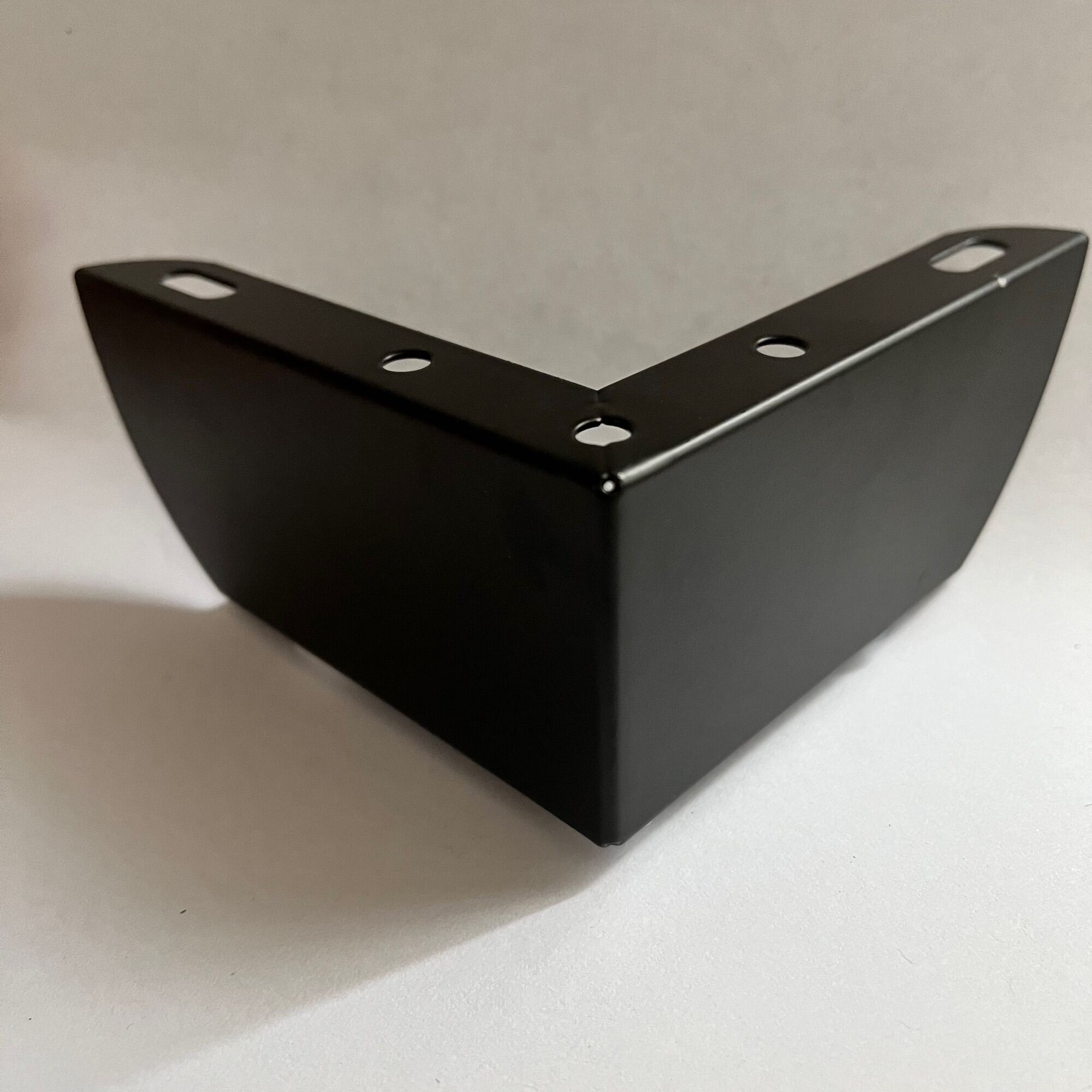 Matte Black L Type Sofa Table Bed Furniture Leg Footings