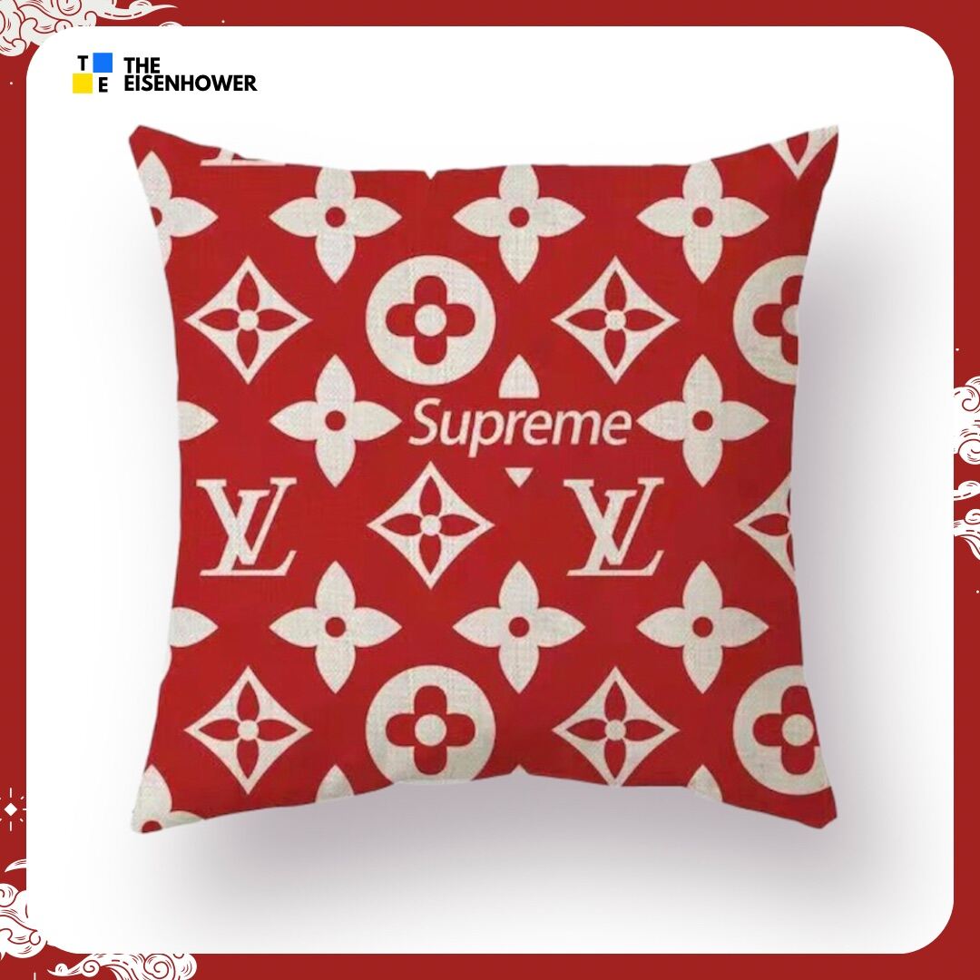 Louis Vuitton Pillow,supreme lv throw pillows