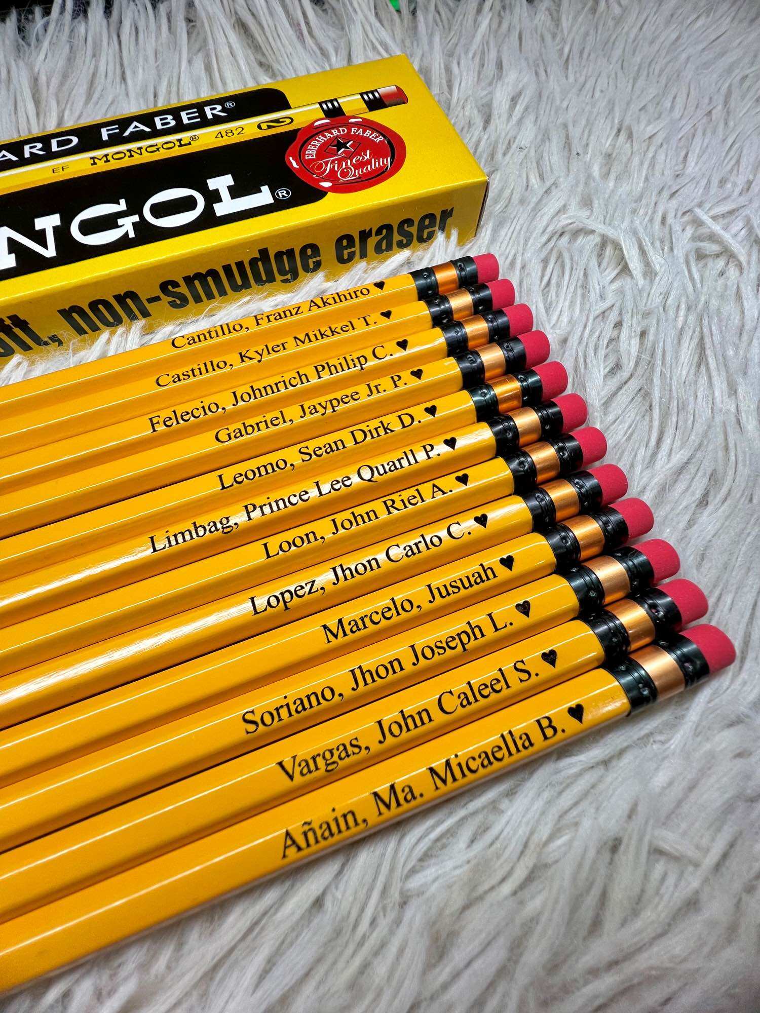 Personalized Mongol Pencil | Authentic | Original Mongol | Laser Engraved