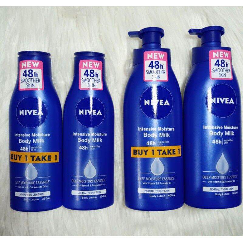 BUY 1 TAKE 1 Nivea intensive moisture body milk Same size