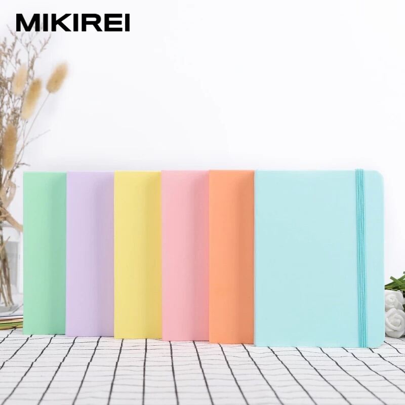 Sugar LINE Pastel A5 Hardbound Notebook with Garter / Hardcover. 