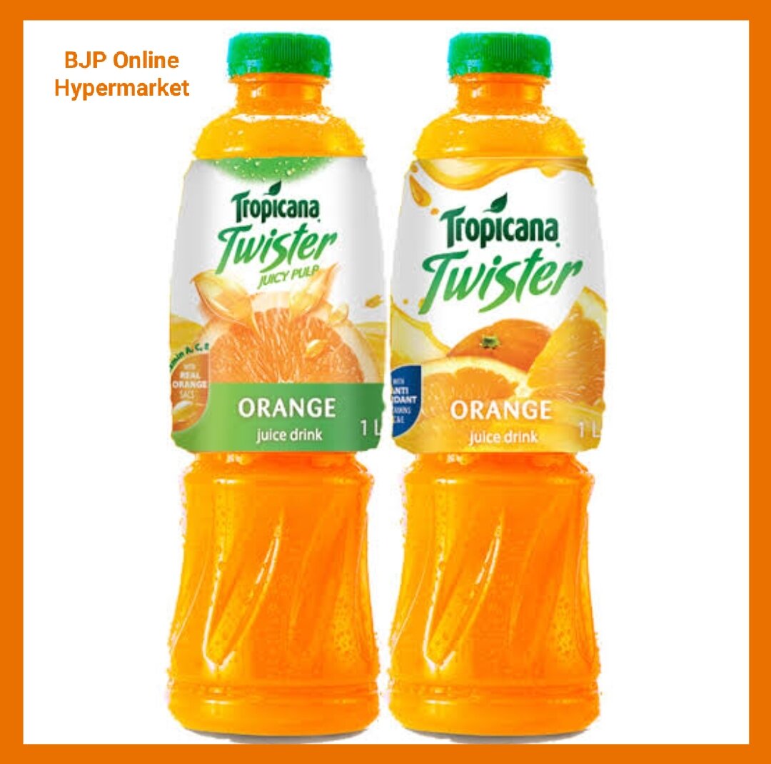 Tropicana Twister Set Of 2 Juicy Pulp Orange Juice Drink 1liter Lazada Ph 6662