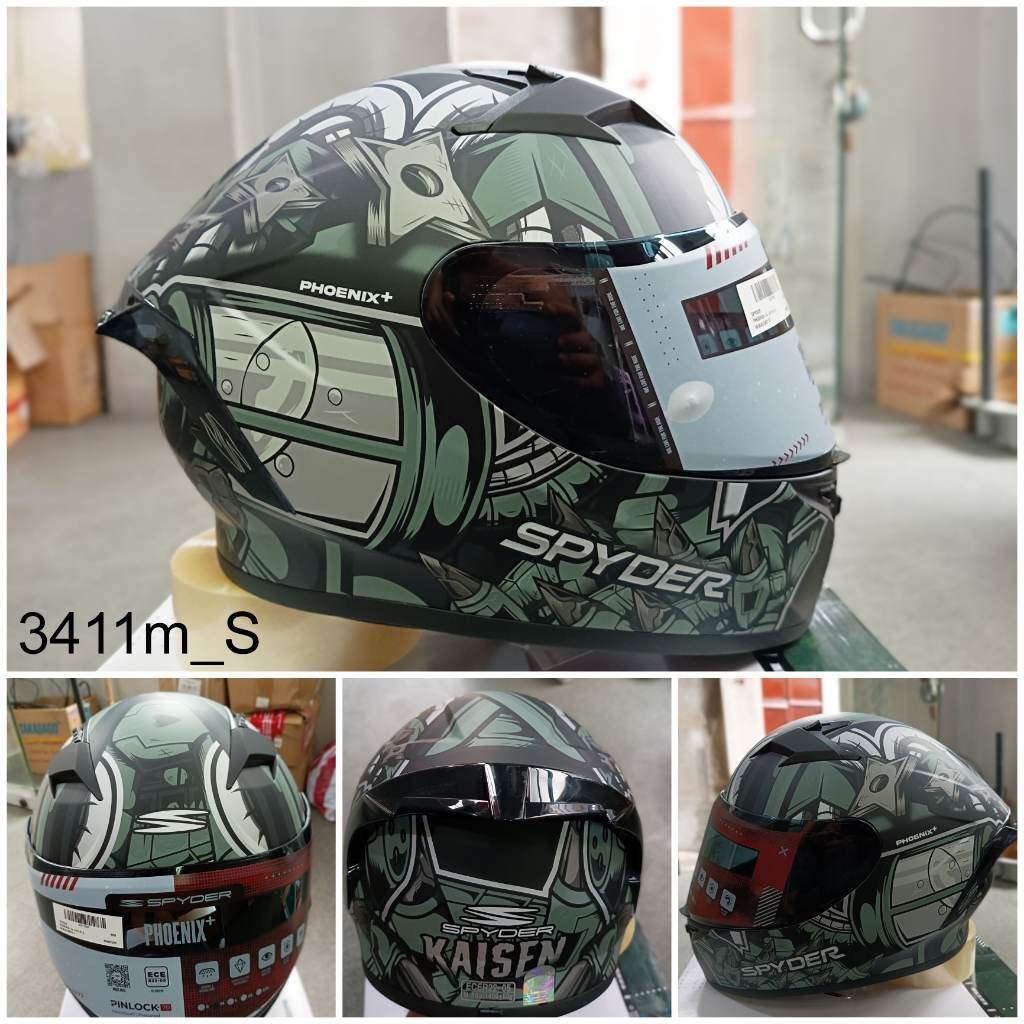 Spyder Phoenix Spyder Helmet Orange Full Face Helmet Spyder Helmet