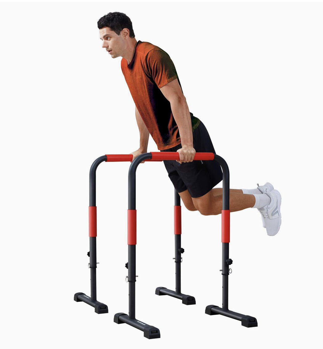 Sportsroyals Dip Station Dip Bar Parallel Bars for Home Workout with