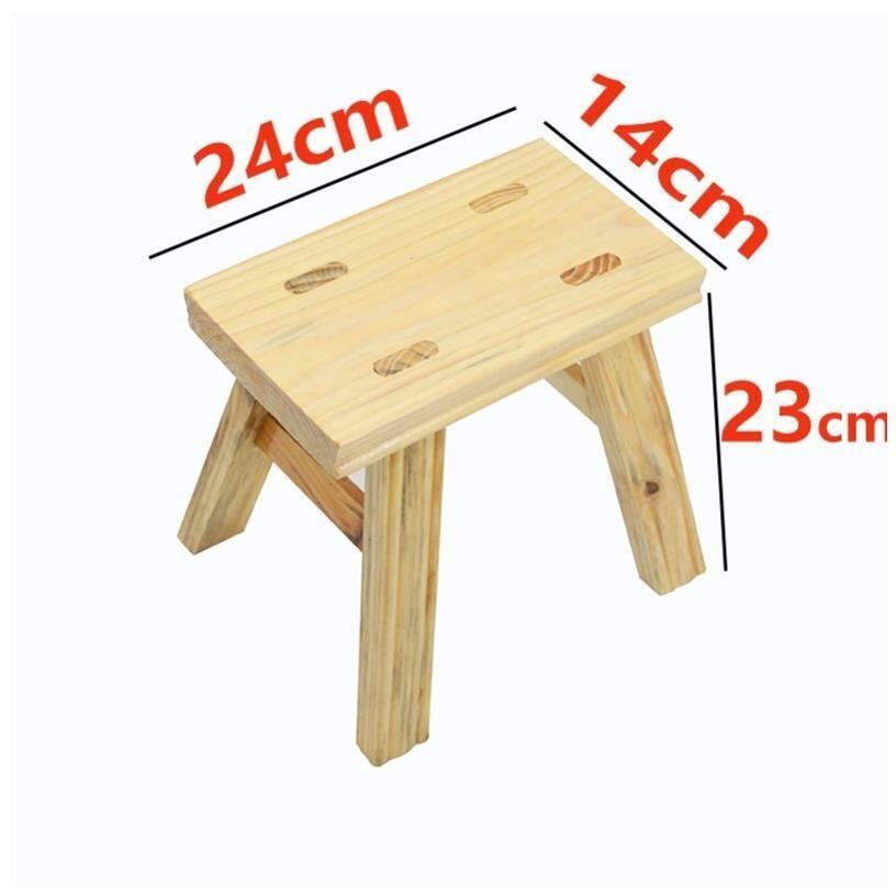 Solid Wood Back Chair Rural Small Wooden Chair Stool Household Wooden ...