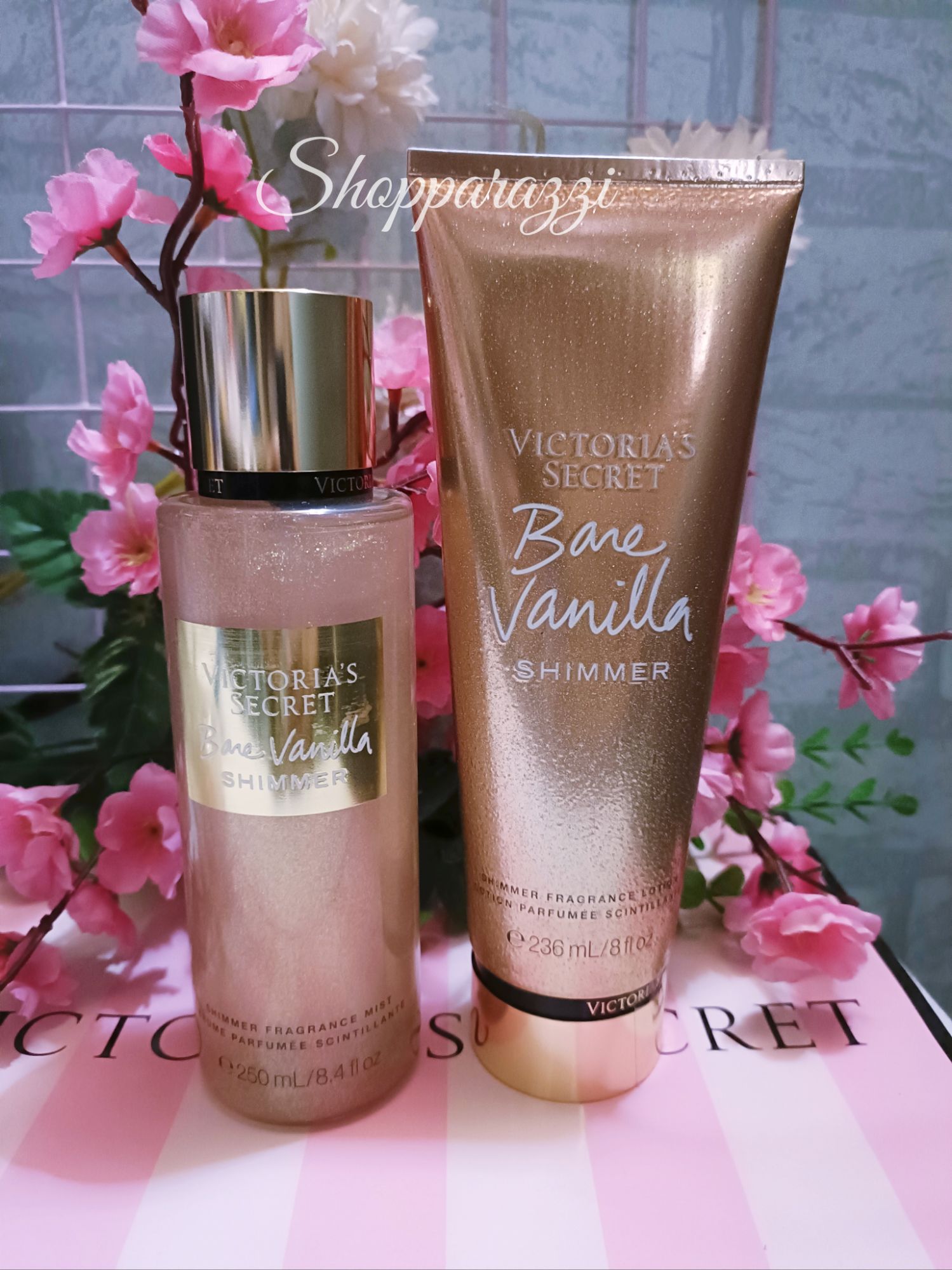 Victoria's Secret Bare Vanilla MINI Mist and Lotion (2-pc set)