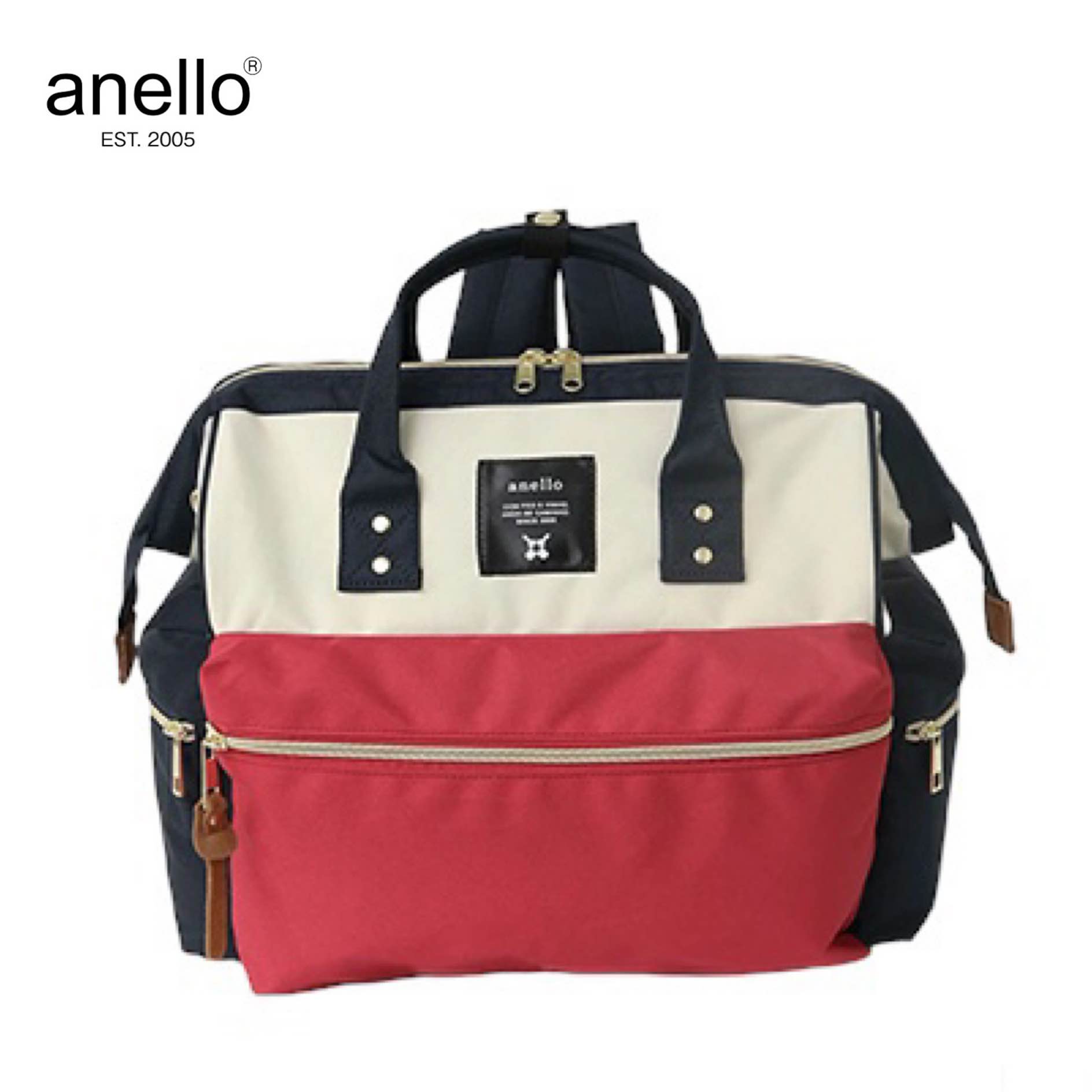 Anello Backpack In Red, White and Blue