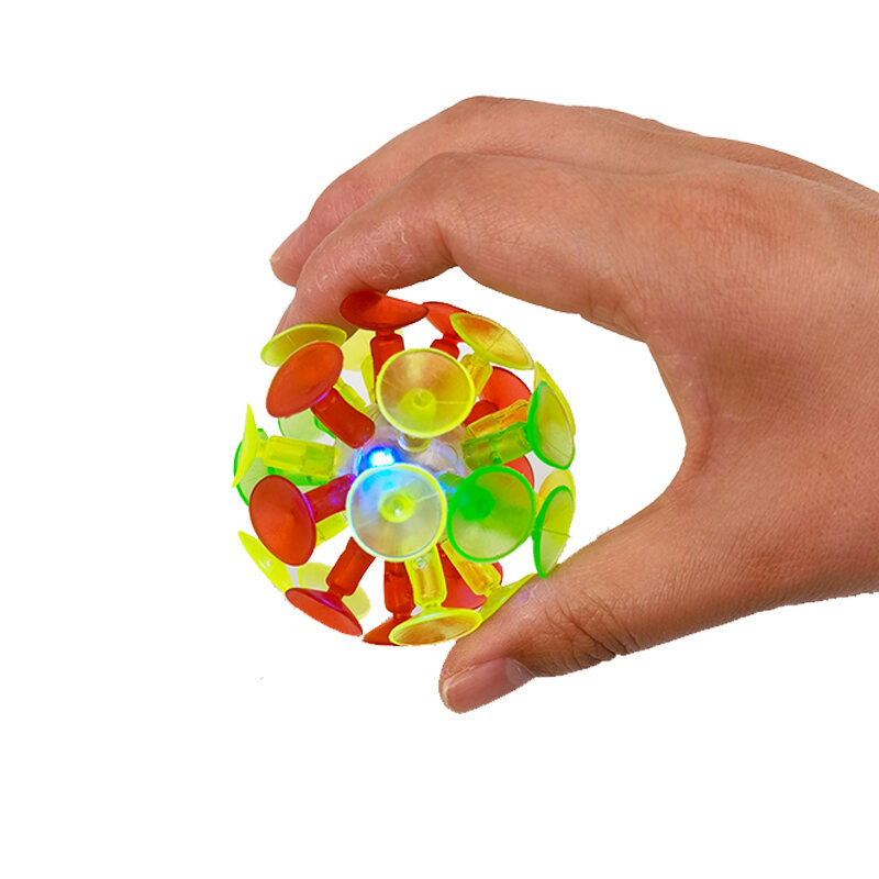 Luminous Sucker Ball Flash Card Whiteboard Throwing Sticky Ball Toy