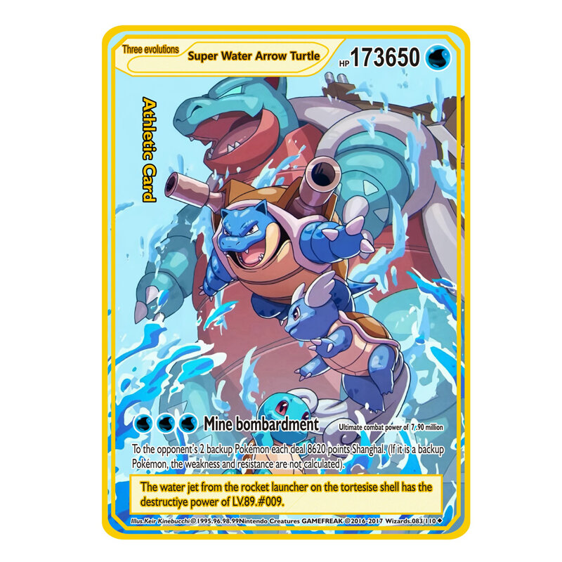 super water arrow turtle pokemon card gold - Rod 276/193 - Paldea Evolved My cousin has one of