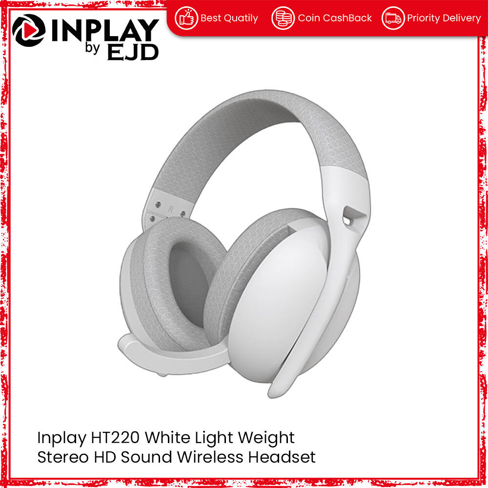 Inplay HT220 Light Weight Stereo HD Sound Wireless Headset Inplay by ...