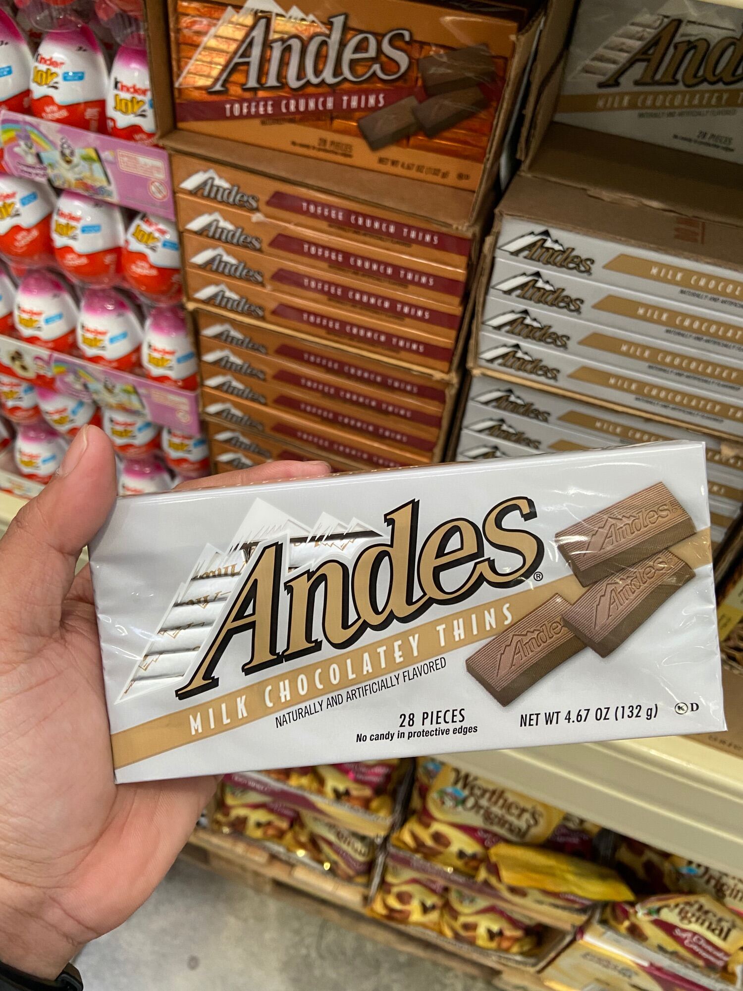 ANDES TOFFEE CRUNCH AND MILK CHOCOLATEY THINS Lazada PH