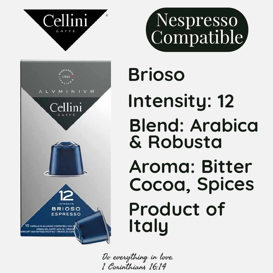 Brioso - Capsule Compatibili Nespresso ® - Cellini Caffè