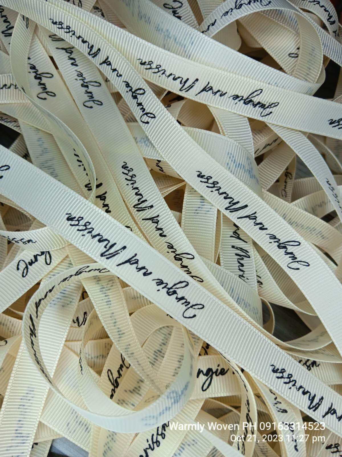 Customized ribbon printing sale philippines