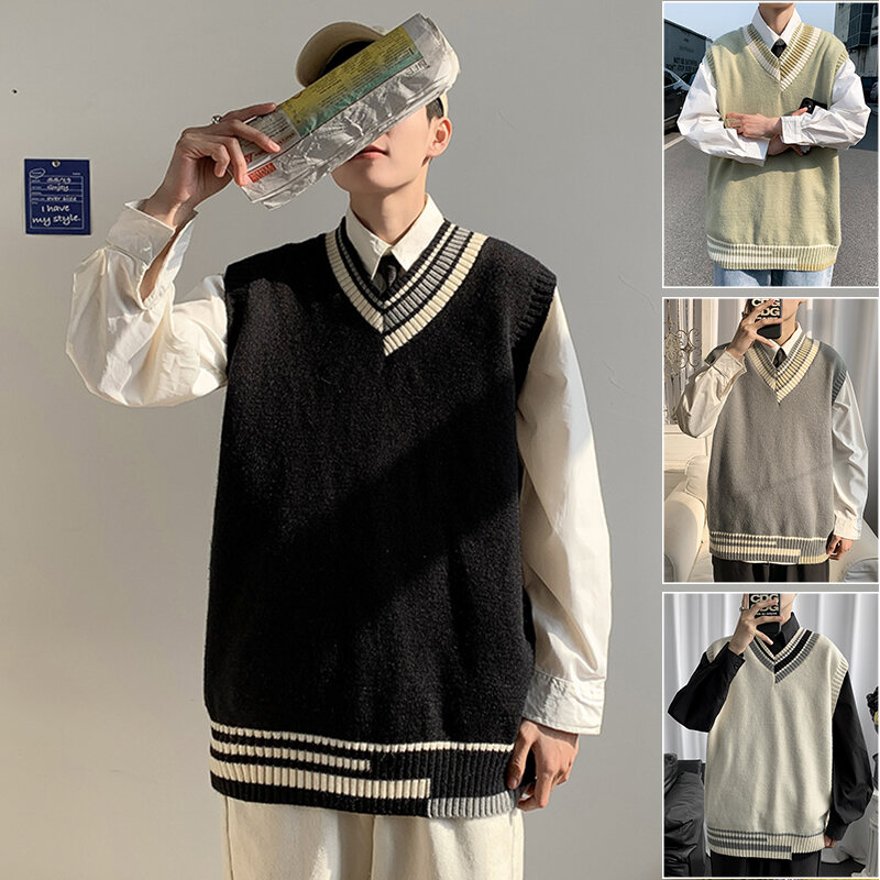 preppy vest men