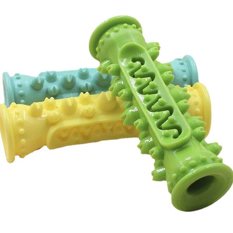 Dog Toothbrush Chew Toy Stick Soft Rubber Molar Interactive Dogs Toys For Small Dogs Durable Chewing Leakage Food Toy. 