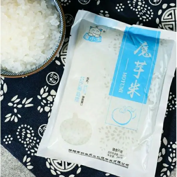 Shirataki rice 0 fat low calorie high dietary konjac rice ketogenic meal replacement 260g