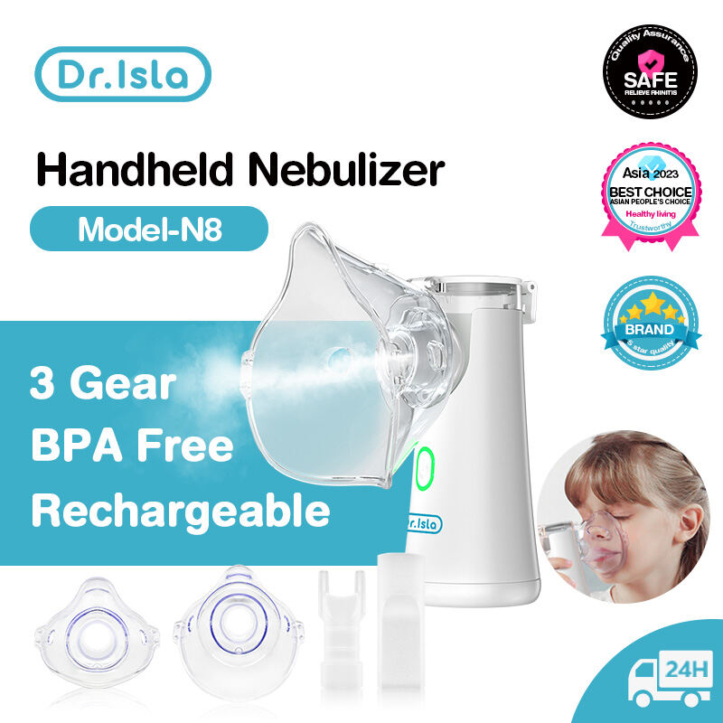 Dr.isla N8 Mini Portable Mesh Nebulizer for Adults & Kids