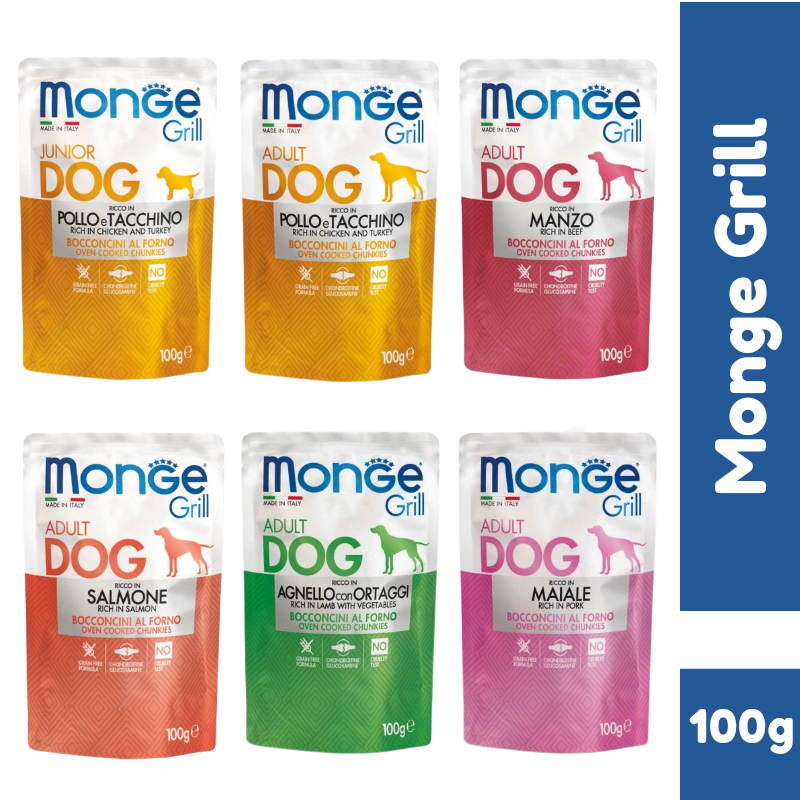 Monge Grill Dog Food Pouch 100g Lazada PH