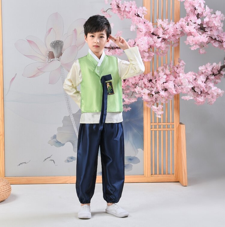 Children's Costume Korean Style Children's Traditional Ancient Costume