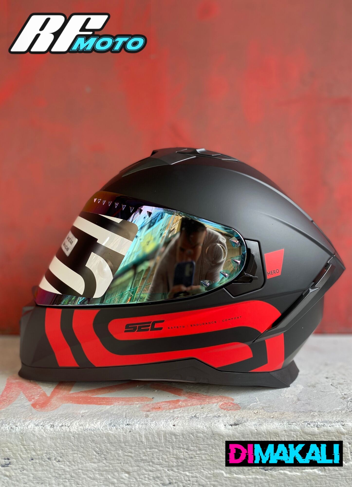 SEC HERO FULL FACE HELMET SALE! with FREEBIES!. 