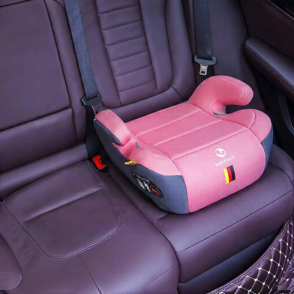 bebelock | Car Safety Booster Seat Portable Easy 3-12 Years Old