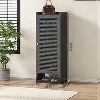 XUNHUAI | Bamboo Narrow Small Multi-layer Single Door Dust-proof Shoe Cabinet