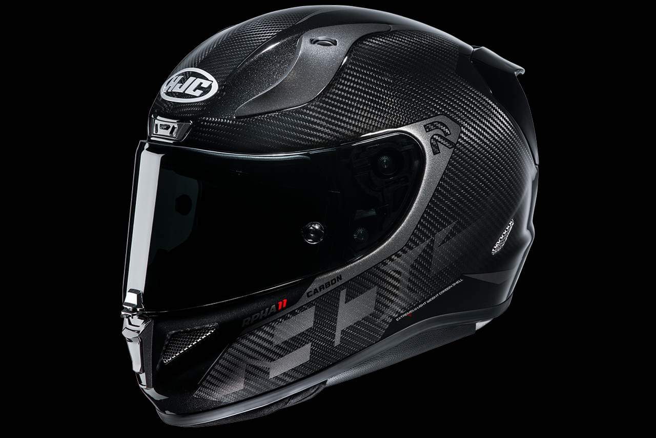 HJC RPHA 11 Motorcycle Helmet Bleer Carbon Black Includes Free