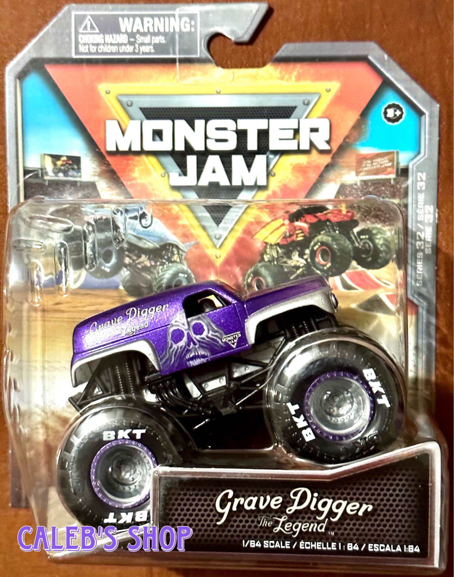 Monster Jam Wheelie Bar 1:64 Die-Cast Monster Truck - Big Kahuna