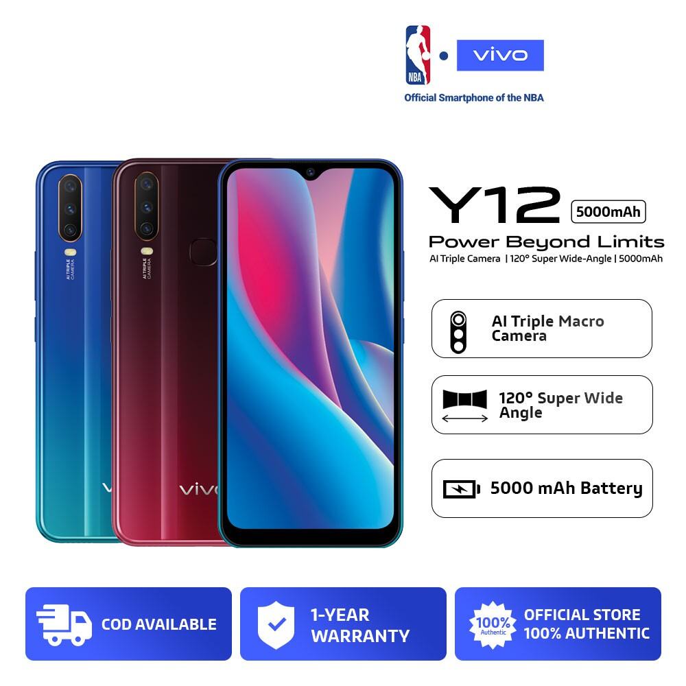 vivo y 12 spec