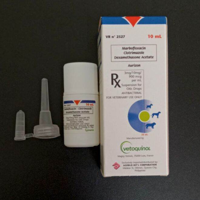 AURIZON DROPS 10ml OTITIS Treatment for Dogs, Cats Lazada PH